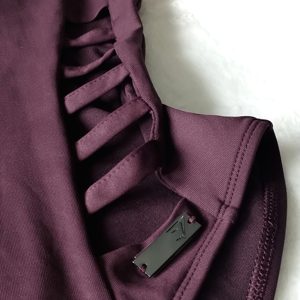Gymshark One Piece Swimsuit Purple/Plum Large - Picture 7 of 10
